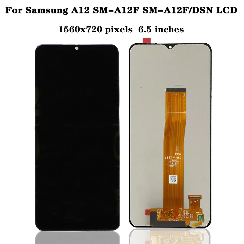 High Quality For Samsung A12 LCD SM-A12F SM-A12F/DSN LCD Display Touch Screen Digitizer Assembly For Samsung A125 lcd