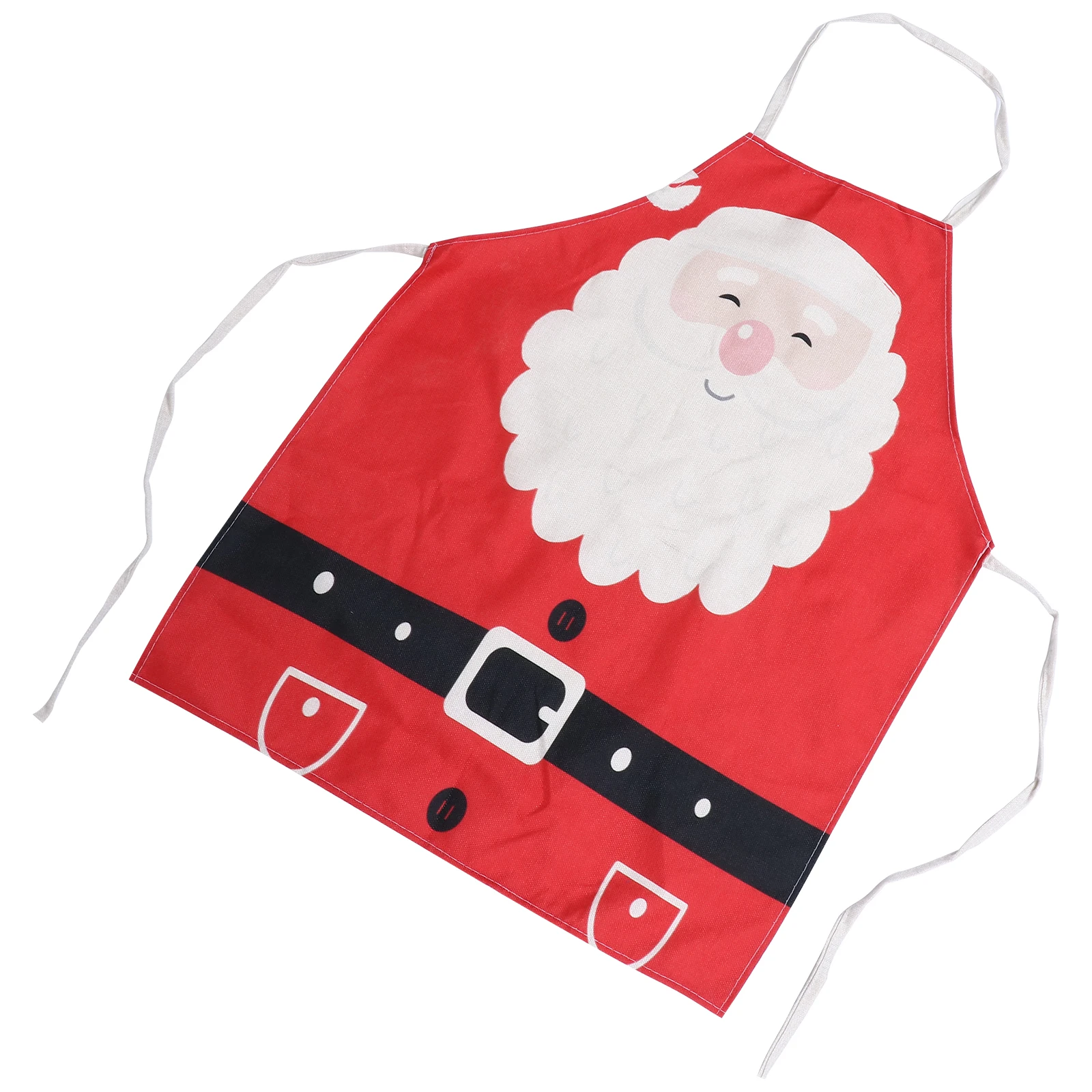 

Christmas Cooking Apron Kitchen Aprons Xmas Theme Serving Santa Claus Decoration
