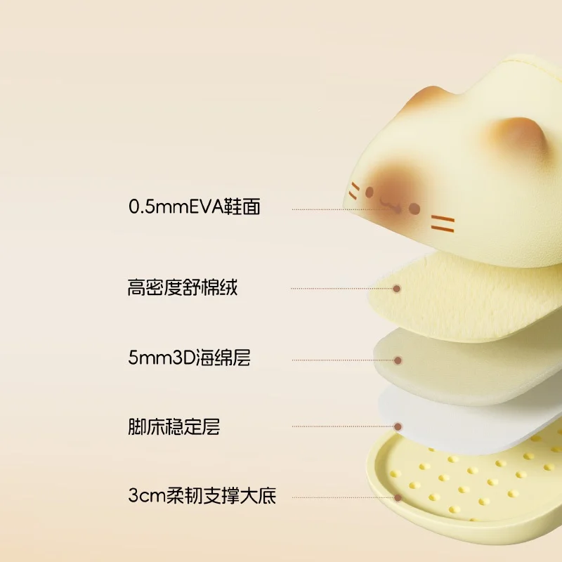 جديد مقاوم للماء النعال القط المرأة رائعتين كيتي البغال في الهواء الطلق المنزل شتاء دافئ مغلق اصبع القدم أحذية امرأة هريرة شبشب قطيفة #3