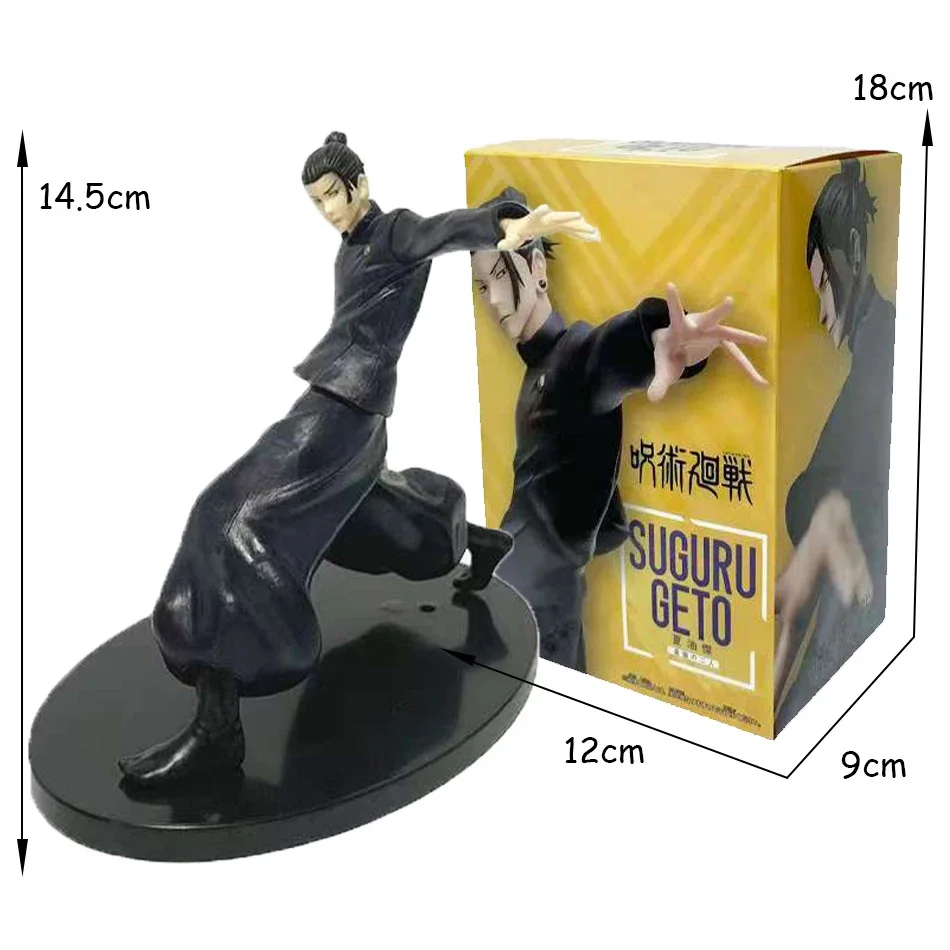 15-18 cm Anime Jujutsu Kaisen Gojo Satoru Geto Suguru bouchon de nouilles figurine PVC modèle jouets figurines d'action cadeau d'anniversaire