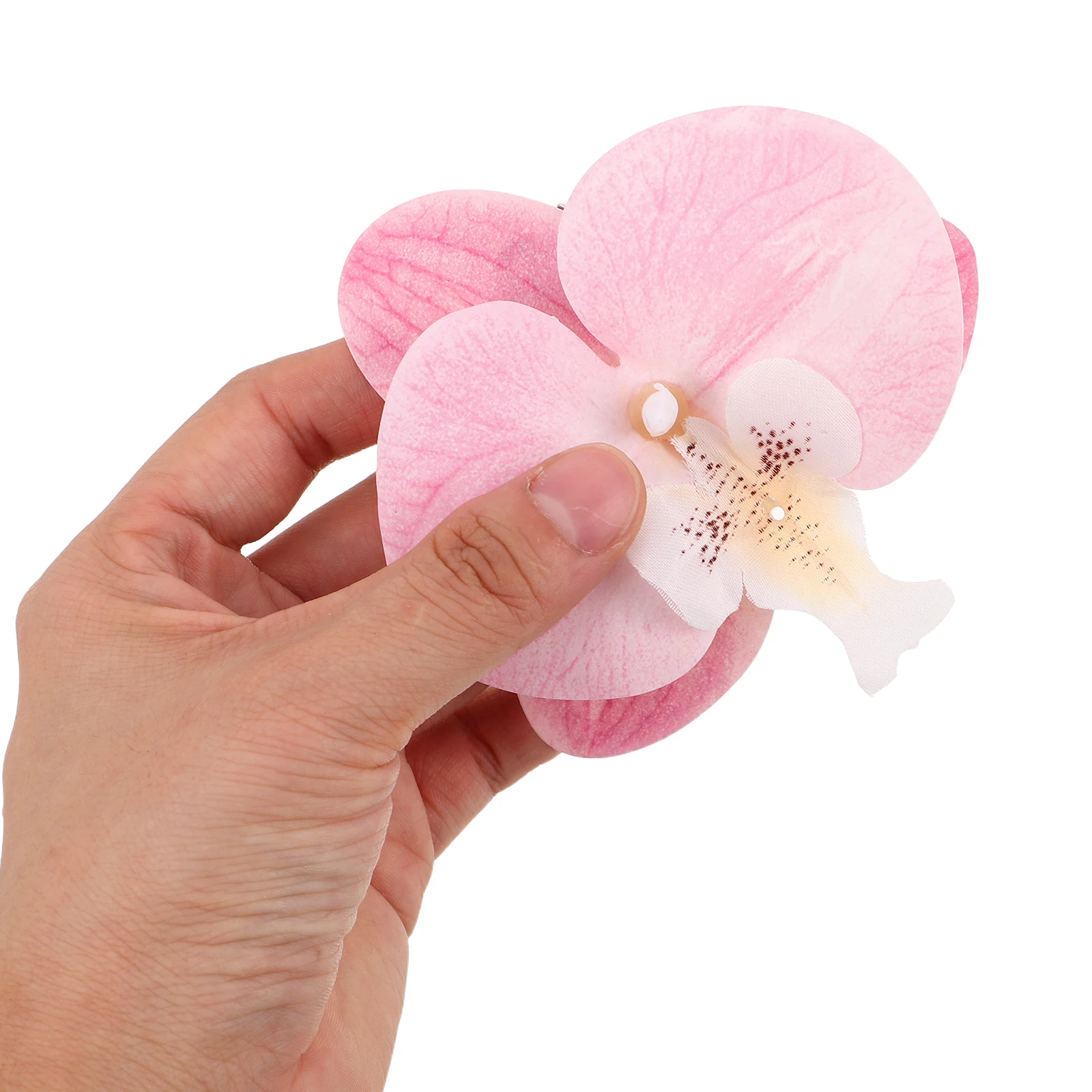 

2Pairs Orchid Clips Decorative Flower Buckles Removable Sandal Charms Elegant Beach Vacation Bridal Party Accessories For Women