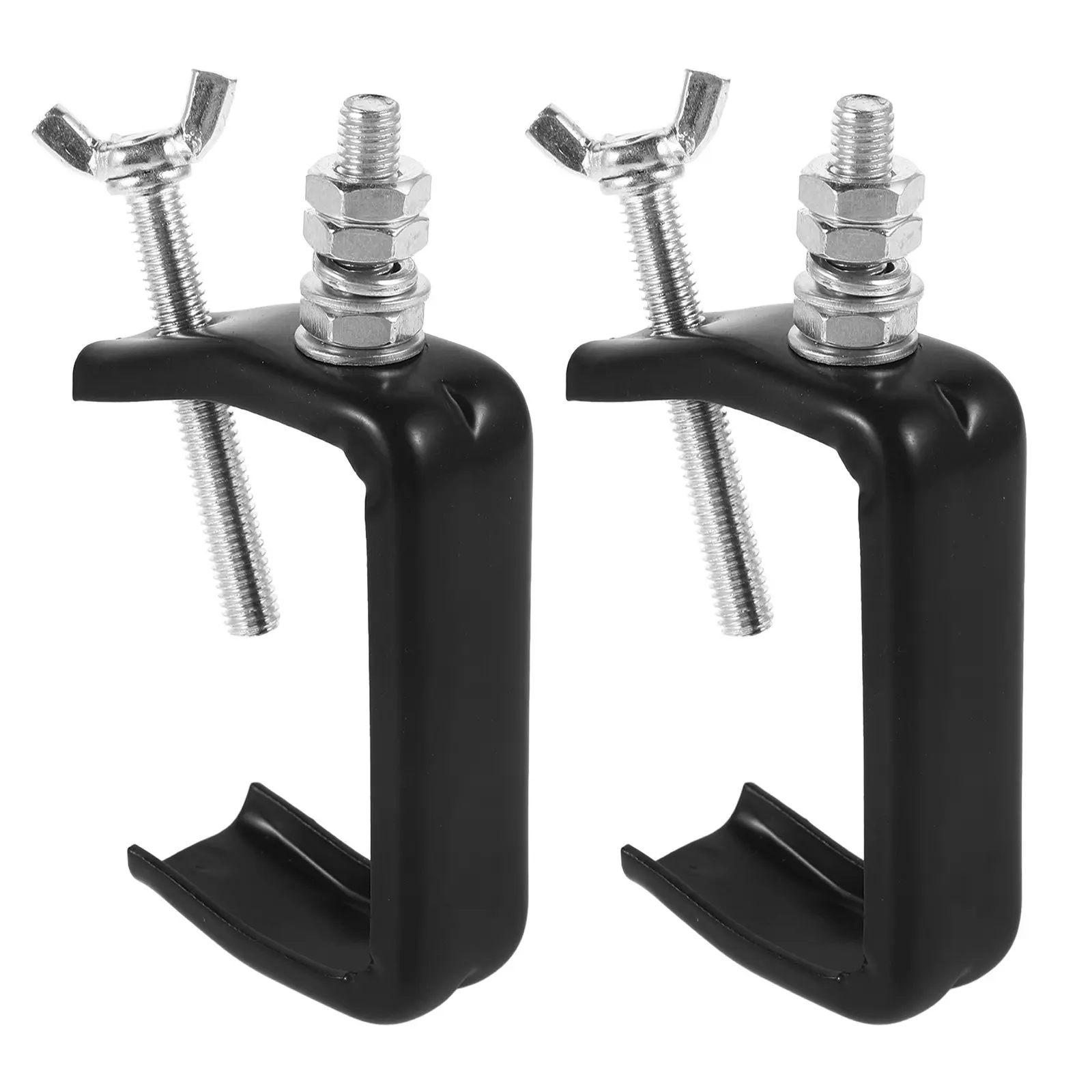 

2Pcs Stage Lamp Truss Clamps Heavy Duty Metal Light Hooks for LED Moving Head Spotlight Dj Lighting Mount Brackets