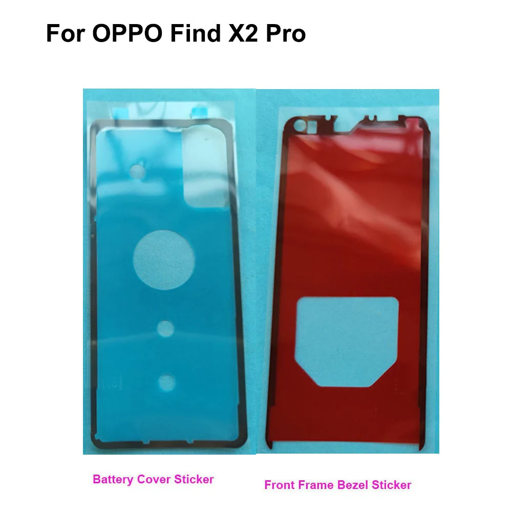 

Наклейка на заднюю крышку аккумулятора для OPPO Find X2 Pro, ЖК-экран, передняя рамка, 3M Glue Find X 2 Pro, двусторонняя клейкая лента