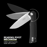 FBKNIFE Ganzo FH91 Tactical Folding Knife 60HRC D2 Steel Blade G10 Handle Outdoor Camping EDC Pocket Flipper Knife