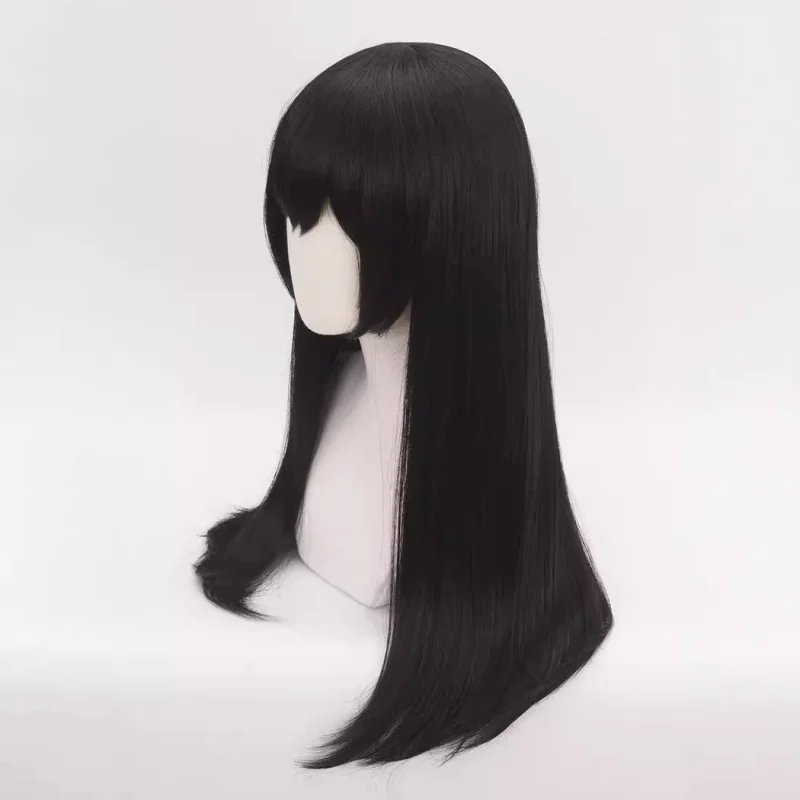 شعر مستعار Lord Shengda التنكري الأصلي God Ambersil Brown شعر طويل مستقيم مع تصفيف الجانبين #3