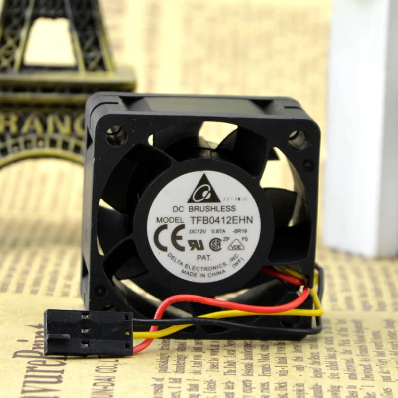 TFB0412EHN 4cm 4-Wire Pwm 4028 12V 0.87a Motor Server Fan