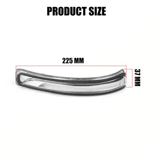 Imagen 2 del producto Luces de señal de giro de espejo lateral izquierdo y derecho, luz indicadora LED para Kia Sorento 2015 2016 2017 2018 2019 87613C5000 87623C5000