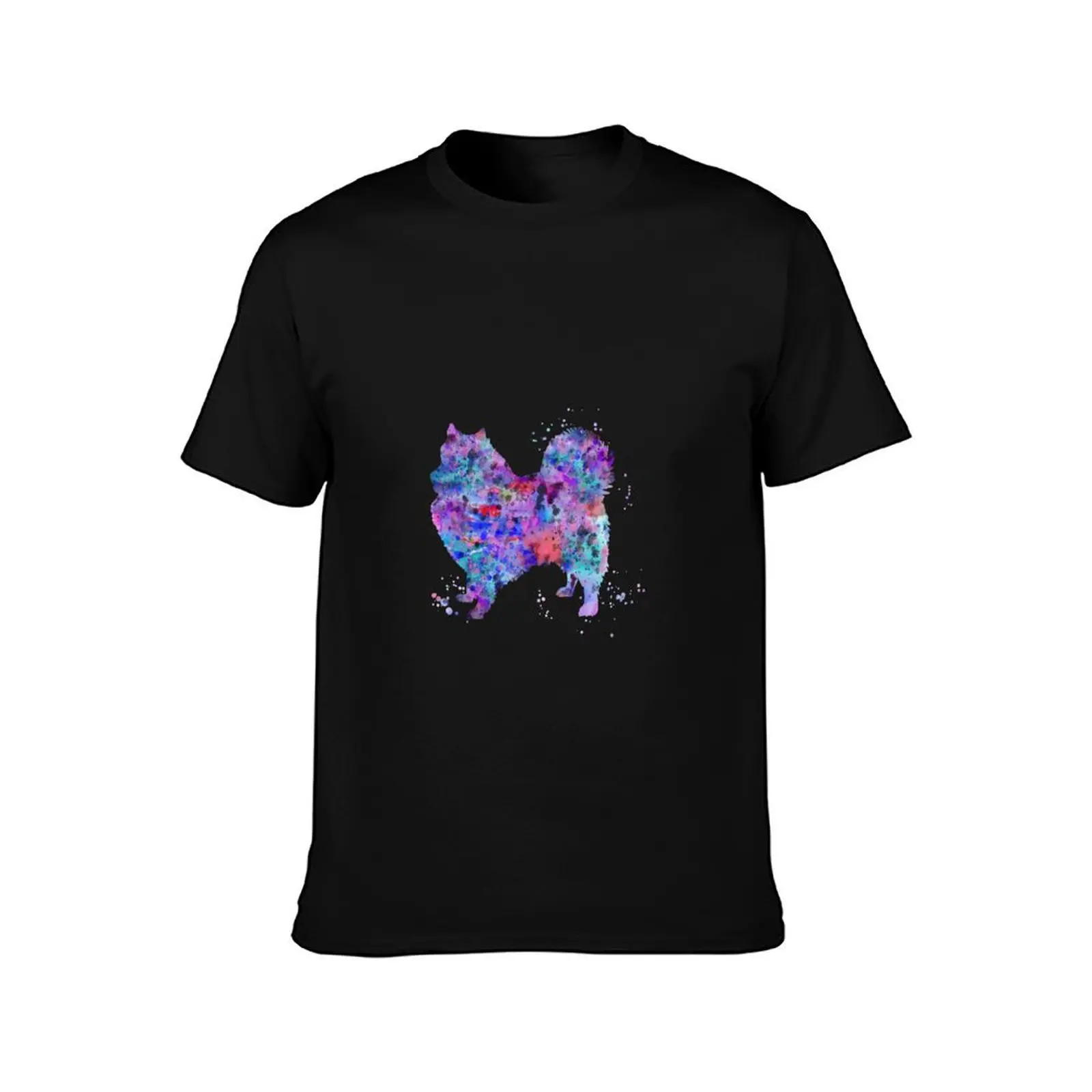 Japanese Spitz T-Shirt Comfortable Work Wear Tee T-Shirt