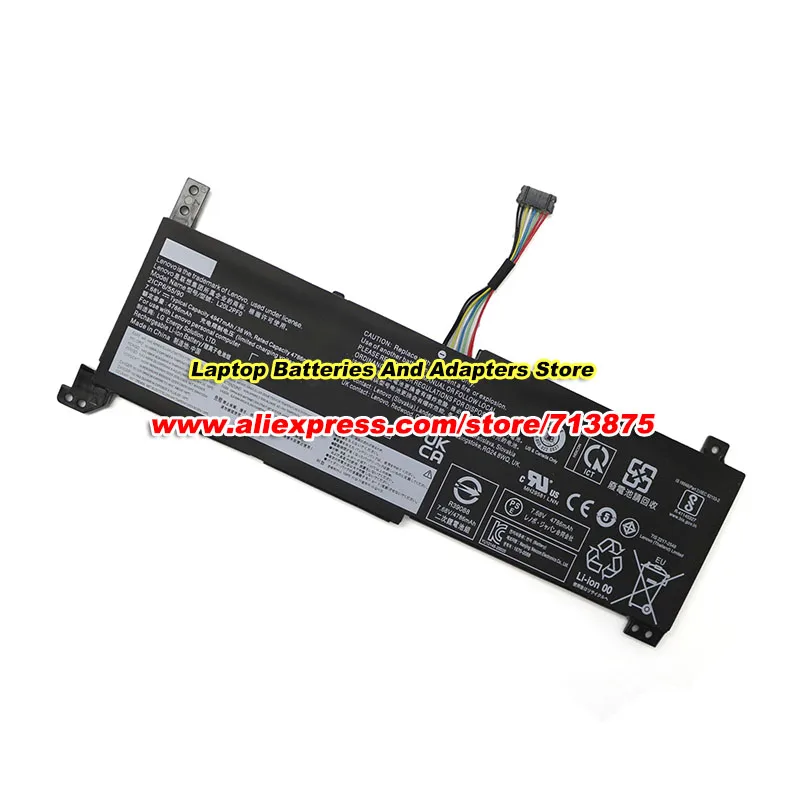 Imagem -02 - Bateria Genuína para Lenovo V14 15 17 g2 Série Itl 7.68v 4947mah 38wh L20b2pf0 L20c d M2pf0 Sb11b36284