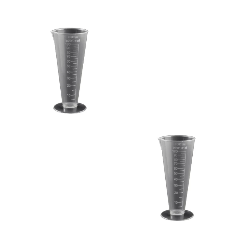 Для треугольной градуированной пластиковой мерной чашки для смешивания жидкости, прозрачная для DIY Art Craft Projects, кухни, 8