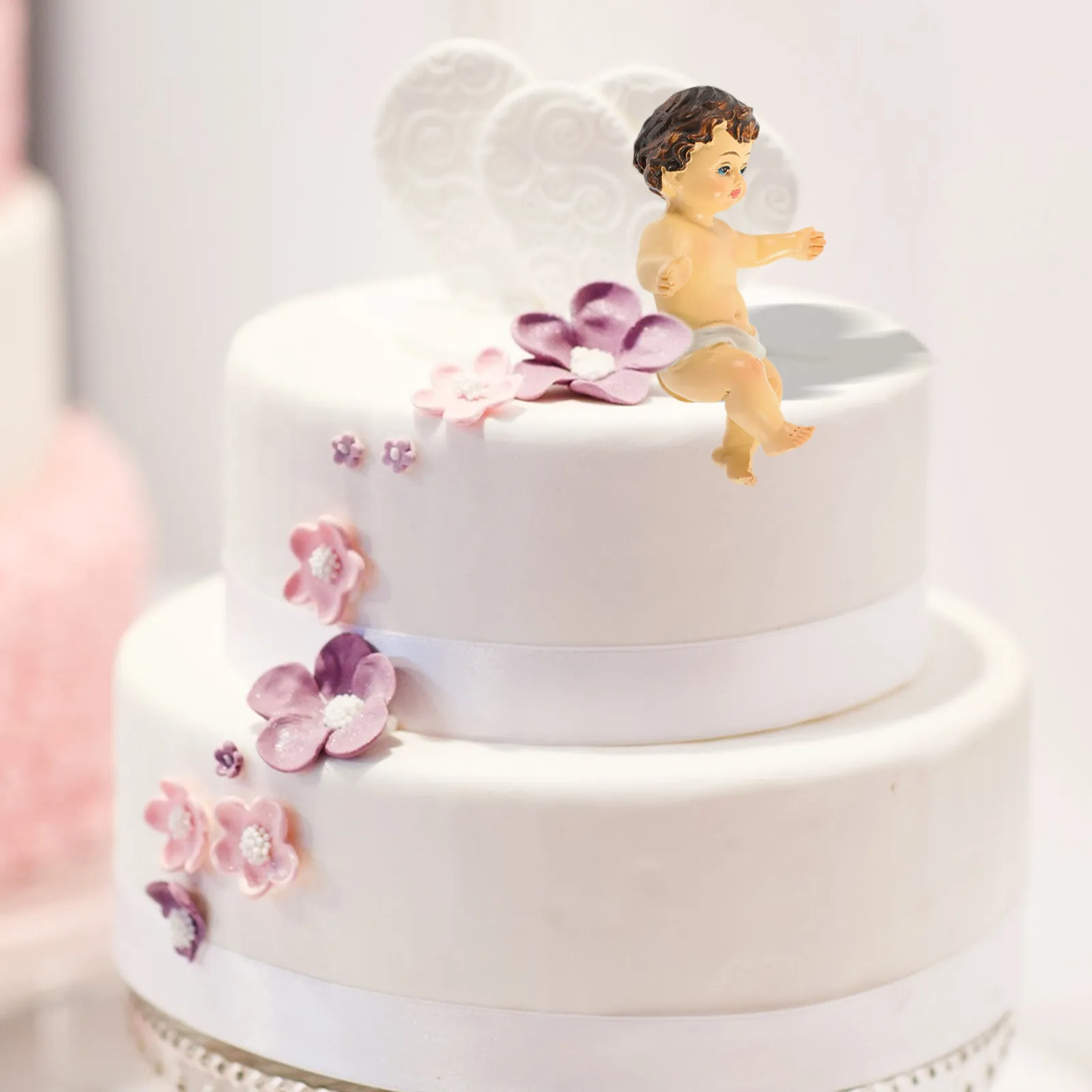 

Exquisite Baby Jesus Resin Ornament Desktop Decoration for Home Hotel Church Study Office Tabletop Jesus Statue Adornment