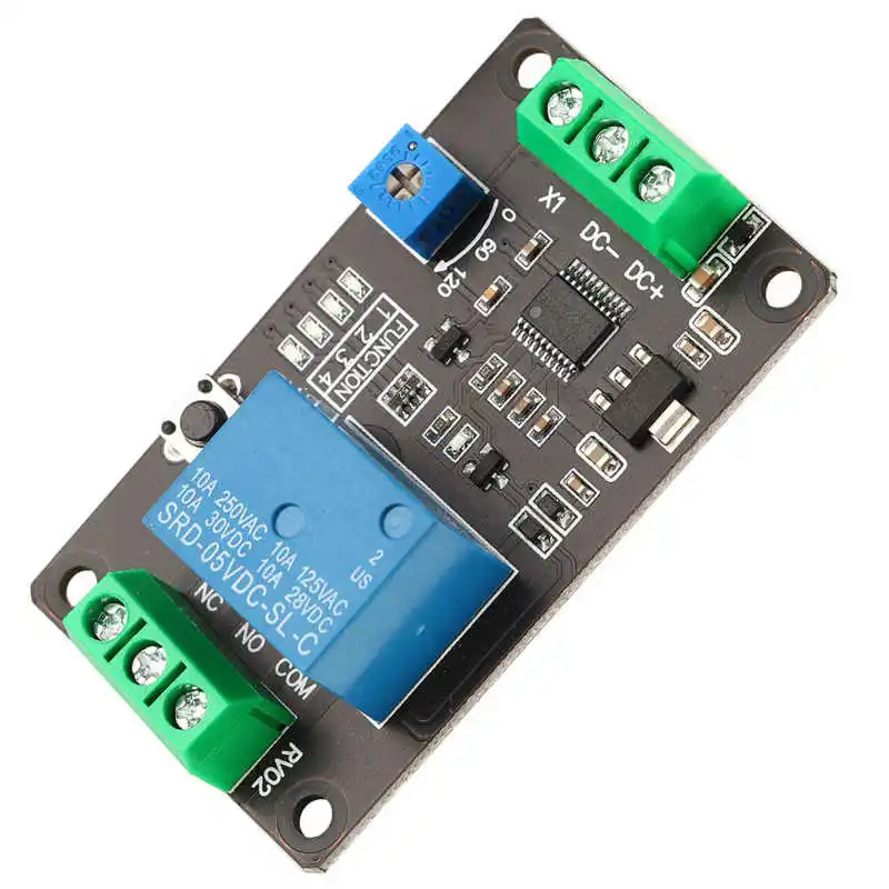 134d9ad DC 5V/12V/24V Delay Timer Relay Self locking Delay On Off Time Switch Super 555 Timer