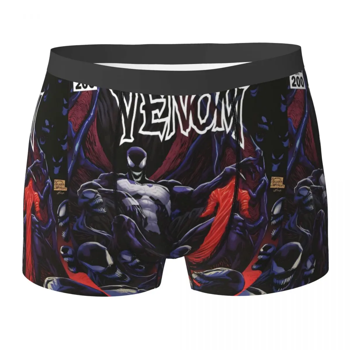 Venoms Boxer Shorts Marvel Pouch Underwear High Quality Custom Boxer Brief Comfortable Men's Underpants Plus Size