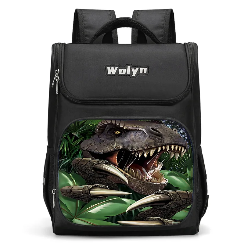 

Jurassic Period Dinosaur Park Large Child Backpack Boy Girl School Bag For Men Women Traveling Backpack Durable Multi Compartmen