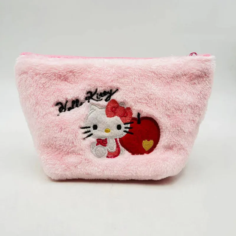 

2024 Sanrio, Hello Kitty косметичка, плюшевая косметичка Y2K, косметичка Kuromi My Melody, дорожные сумки для хранения макияжа, мягкая Набивная игрушка, подарок для девочки