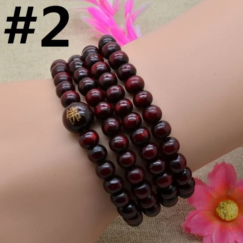 Natural Stone Black Rainbow Obsidian Bracelet Man Women 108 Beads Stretch Bracelets 8mm Fashion Buddha Rosary Buddhist for Lover