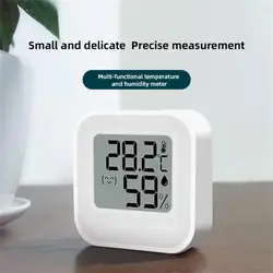 Digital Electronic Thermohygrometer Indoor Mini Thermometer Hygrometer Wet Dry Baby Room Wall Mounted Room Temperature Meter