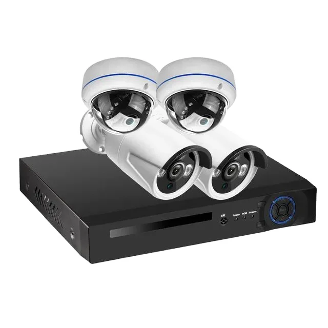 4mp 5mp 8mp POE CCTV Camera Kit 2k 4k 4 8 16 Channel Ai Smart Hd Ip POE Camera Nvr Kit Home Security Cctv Camera System