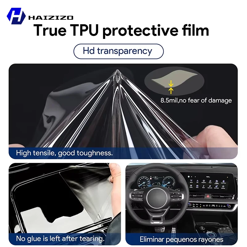 Für Toyota RAV4 2026 Auto-Innenraum Mattierter Bildschirmschutzfilm Konsolen-GPS-Navigations-LCD-Bildschirm TPU-Folie Kratzfester PPF – Detail 5