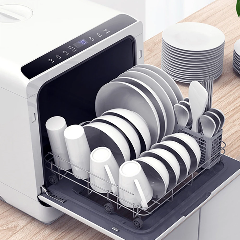 Small Free Installation Desktop Lazy Dishwasher Fully Automatic Dishwasher