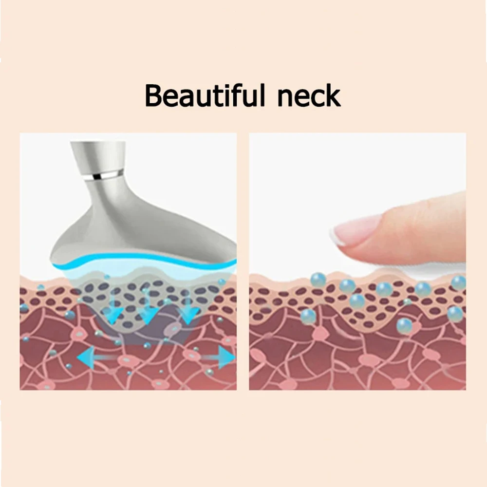 V Face Neck Lifting Massager Heating Facial Beauty Essence Importer RGB LED Photon Rejuvenation Reduce Double Chin Face Slimmer