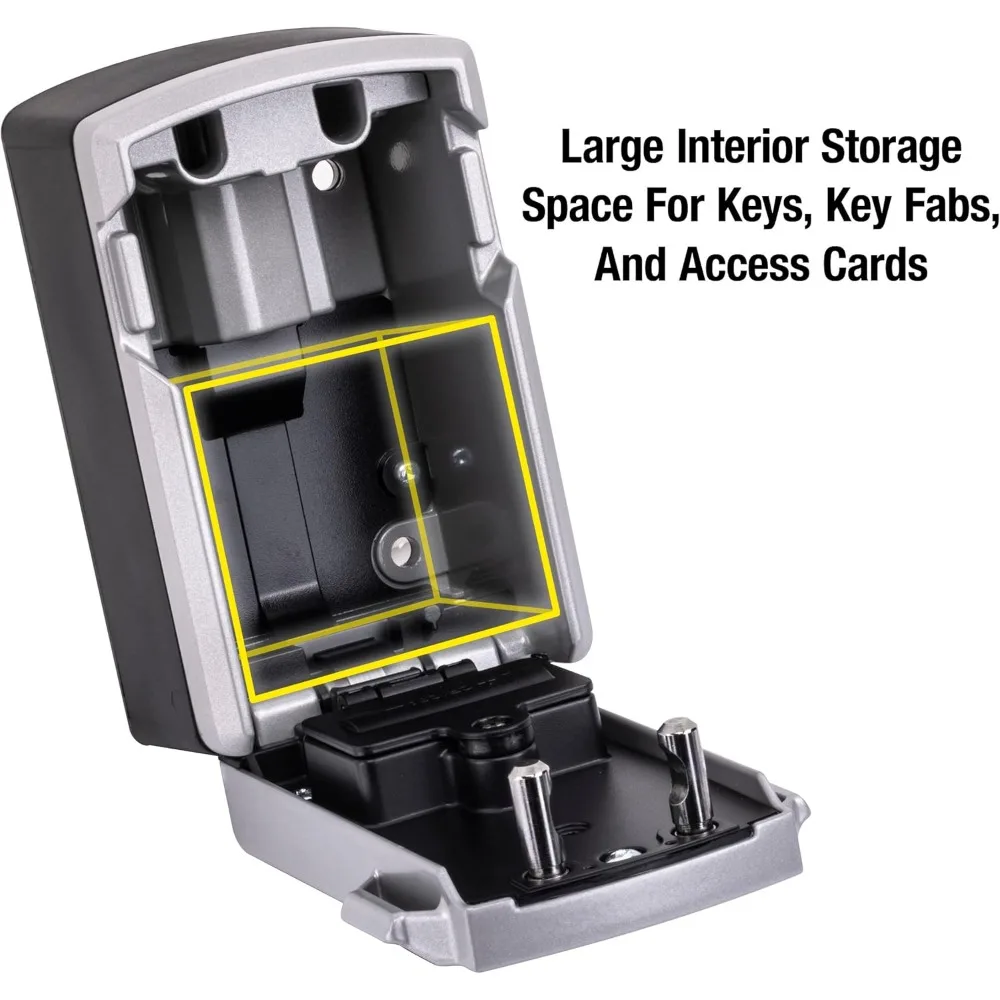Caja fuerte de almacenamiento de llaves electrónicas con conectividad Bluetooth y acceso a aplicaciones móviles para una gestión segura de claves