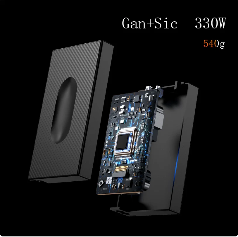 Imagem -02 - Carregador de Gan 330w para Gaming Laptop Adaptador ac para Dellalienwaremsilenovo 300w Hprazerasus 280w Acermechrevohaseexiaomi