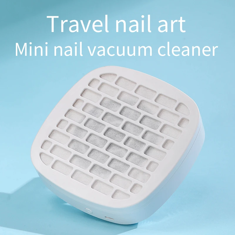 Mini-Nagelstaubabsauger mit Ventilator für Maniküre-Maschine, Leistungsstarker Nagelstaubsauger mit herausnehmbarem Papierfilter, Nagelzubehör – Detail 11