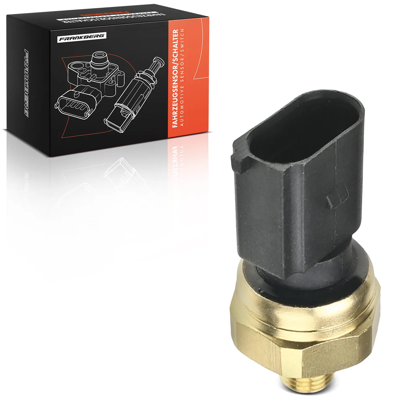 Frankberg 1x Brandstofdruksensor voor VW Golf Passat Touareg Audi A3 A4 A8 R8 TT Seat Skoda 504088732 8099063 51274210178