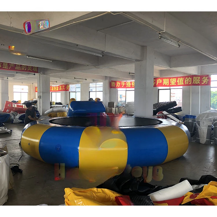 Factory Price Inflatable Water Trampoline High Jumping Bed Inflatable Water Toy For Sales