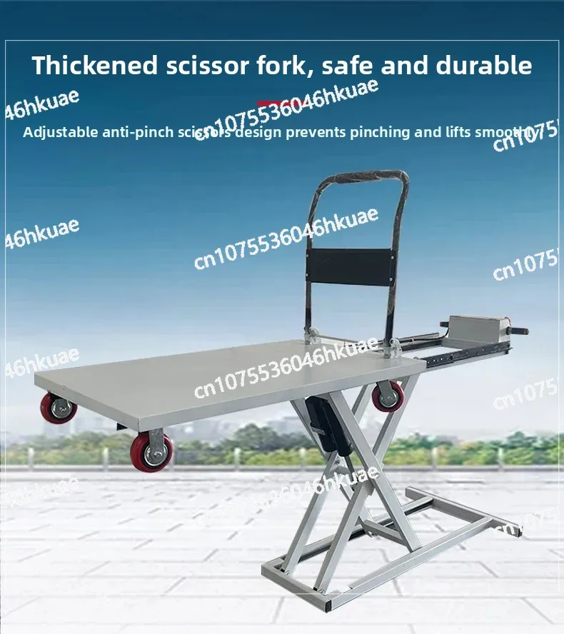 

Fully Automatic Electric Mobile Lifting Truck – Hand-Push Small on-Board Hydraulic Platform