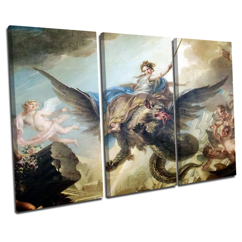 

The Mirror Of Venus Destruction Of Almead Mythological Beauty Goddess Canvas Wall Art By Ho Me Lili For Livingroom Decor