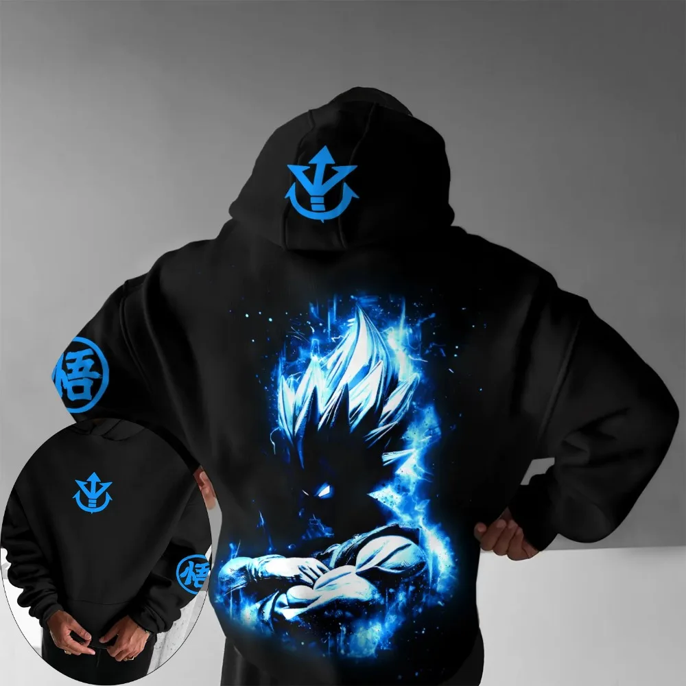 Dragon Ball Goku SSB Anime Hoodie — "The Saiyan"