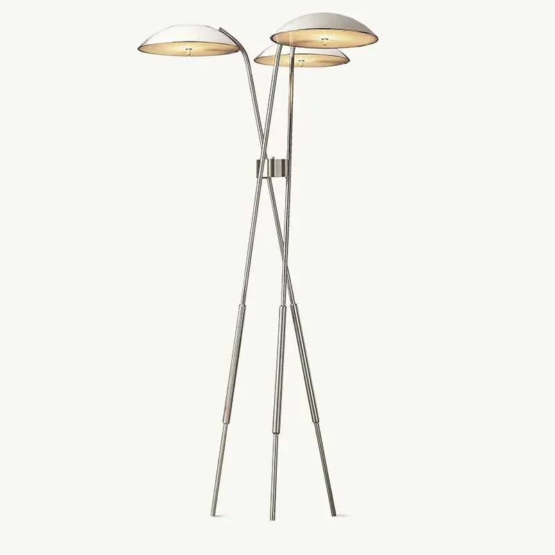 Nordic Modern Classic Steel Standing Light Spotlight Tripod Design Living Room Classic Floor Light