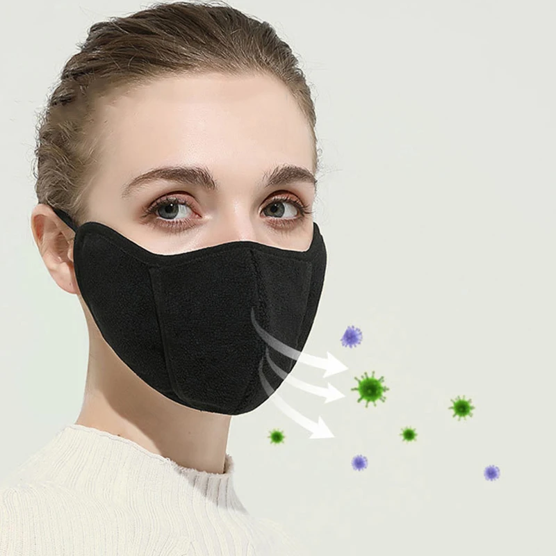 Winter Warm Face Mask Windproof Polar Fleece Cycling Cap Adjustable Breathable Face Cover Women Skiing Cycling Hiking Balaclava