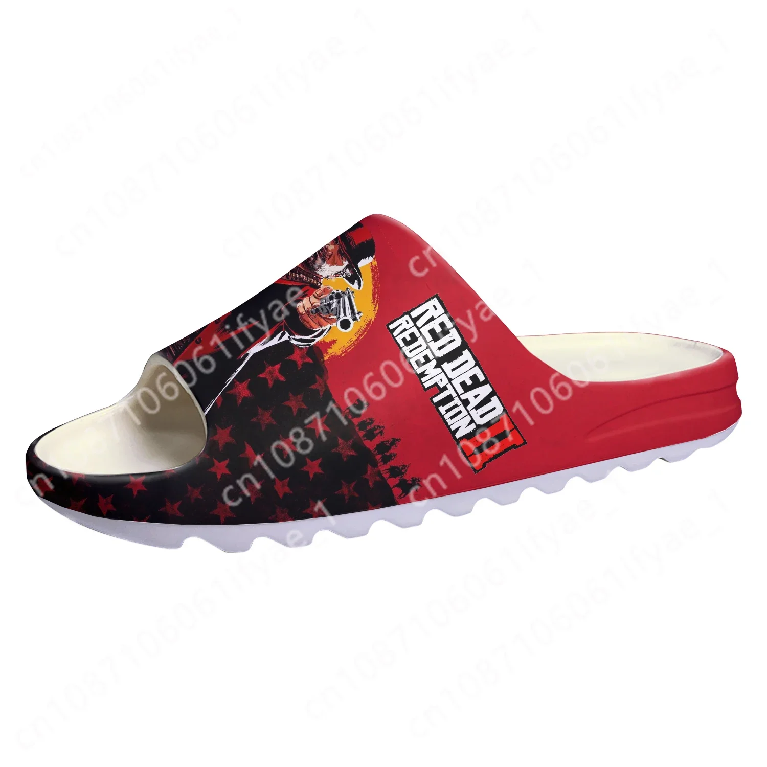 

Red Dead Redemption 2 Soft Sole Sllipers Home Clogs Customized Step On Water Shoes Mens Womens Teenager Step in Sandals