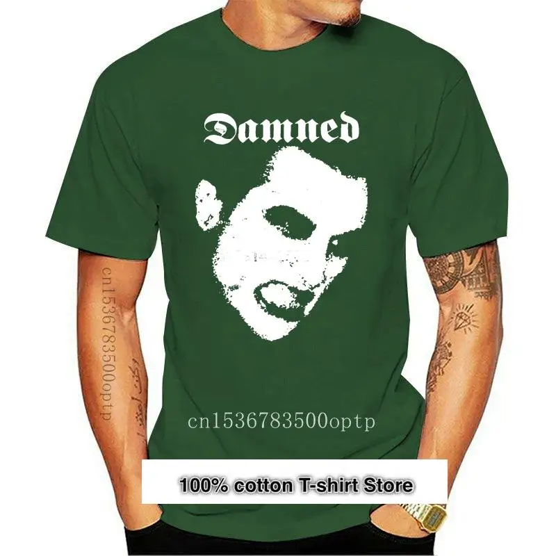 Camiseta de The Damn Pre shrunk, camisa 100% de algodón con pantalla a mano, estilo Punk Rock, nueva