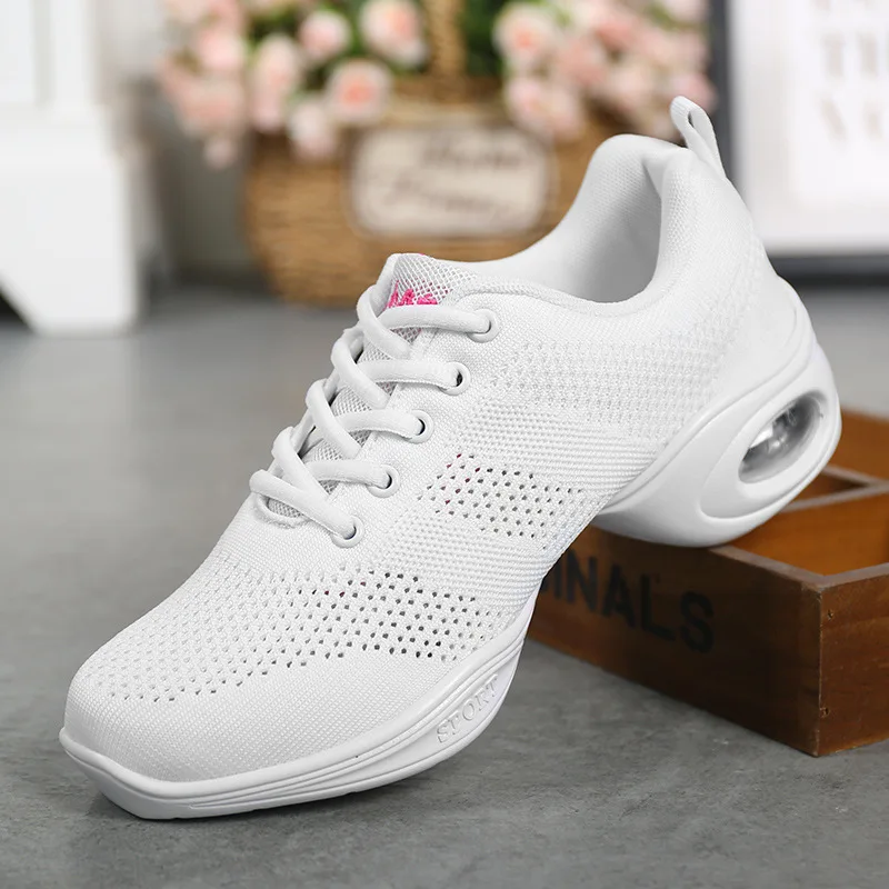 Light Breathable Women's Sneakers Dancing Shoes Soft Outsole Designer Shoes For Woman Jazz Dance Shoes Gym Trainer Zapatos Mujer