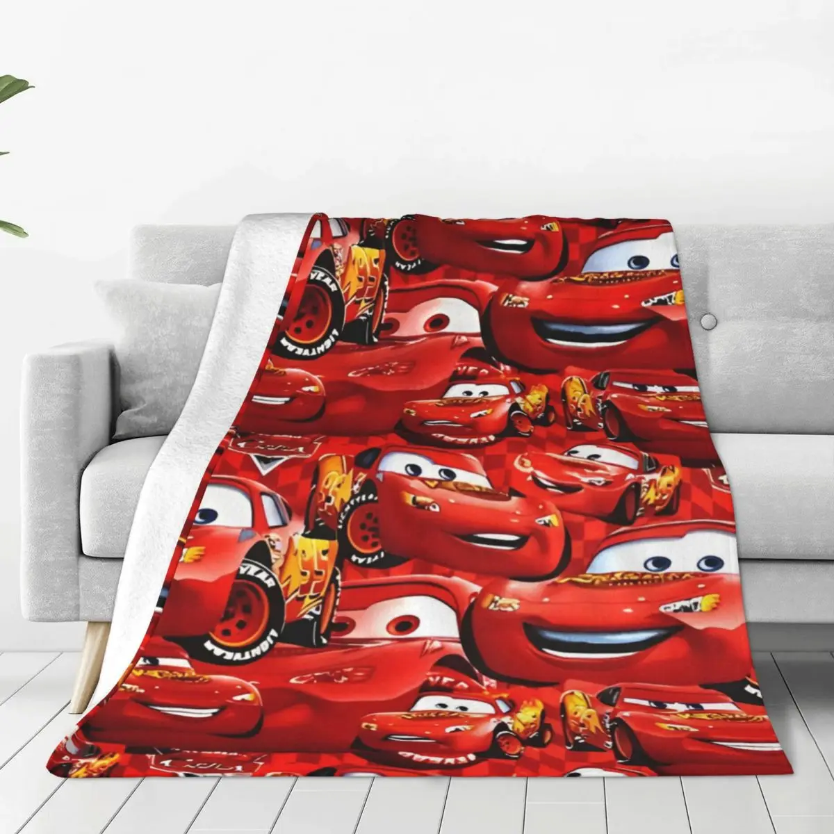 Big Achievement Sally I'm Lightning Ca Blankets Mcqueen Super Soft Plush Bedding Throws For Children Couch Bed Flannel Bed Cover