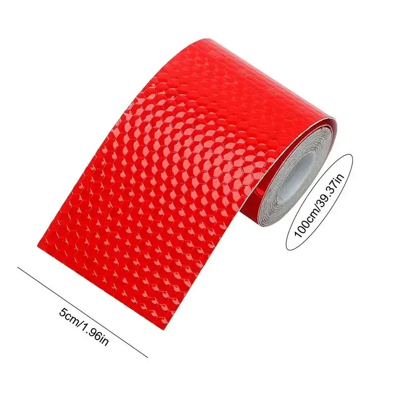 Trucks Trailers Accessories 100X5CM Reflective Car Stickers Adhesive Tape for Trucks Trailers Safety White Red Yellow Reflective