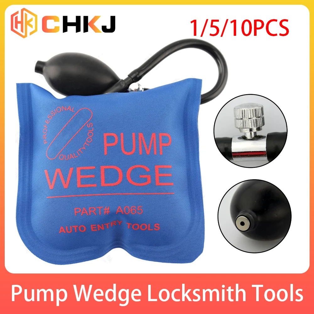 

CHKJ For KLOM PDR Locksmith Supplies Pump Wedge Auto Entry Tool Locksmith Tools Air Wedge Lock Opening Tools Set for Open Door