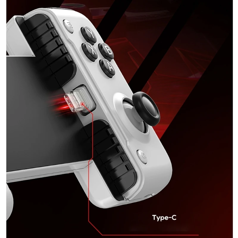 MS2 Type C Wireless Bluetooth-compatible Stretchable Game Controllers for Phone Gamepad Joysticks Retractable