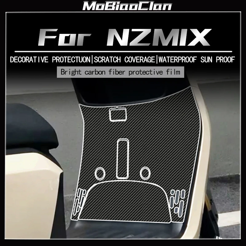 

For Ninebot NZMIX Motorcycle 6D Carbon Fiber Protective Stickers Body Decoration Accessories Modification Stickers