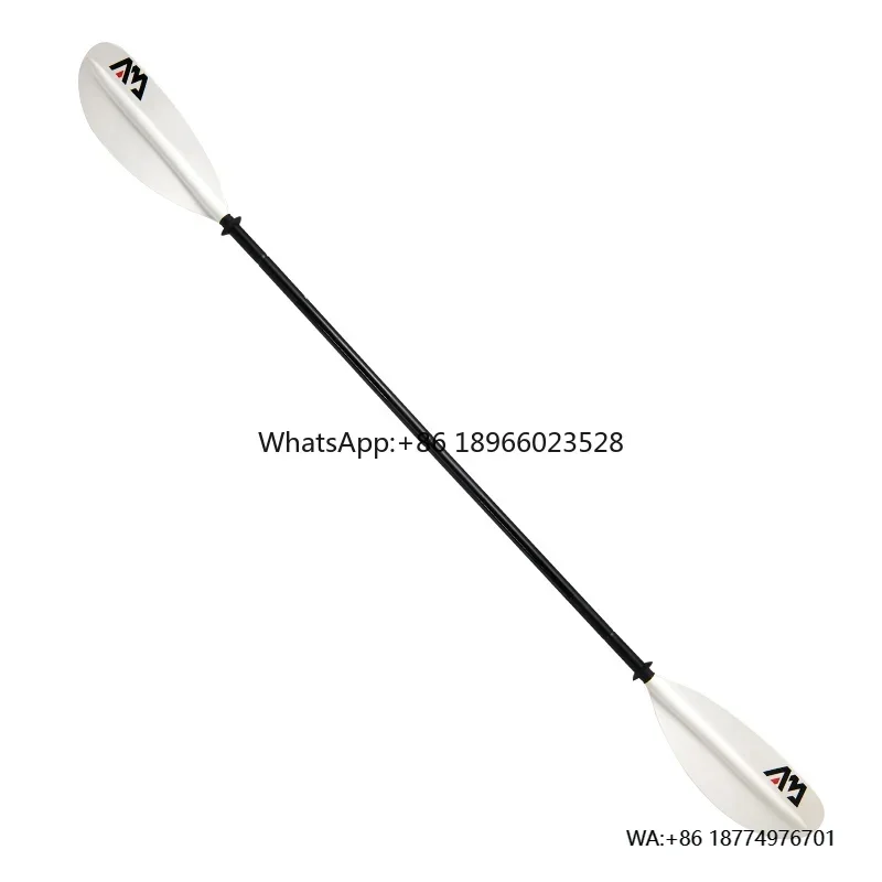 

Hot sale 4 section double bade paddle aluminium shaft pp/fiberglass blades 230 cm in length sup paddles inflatable