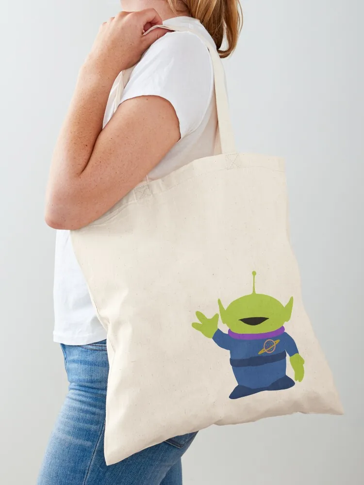 Green Alien Tote Bag Women's bags Canvas Canvas stote bag