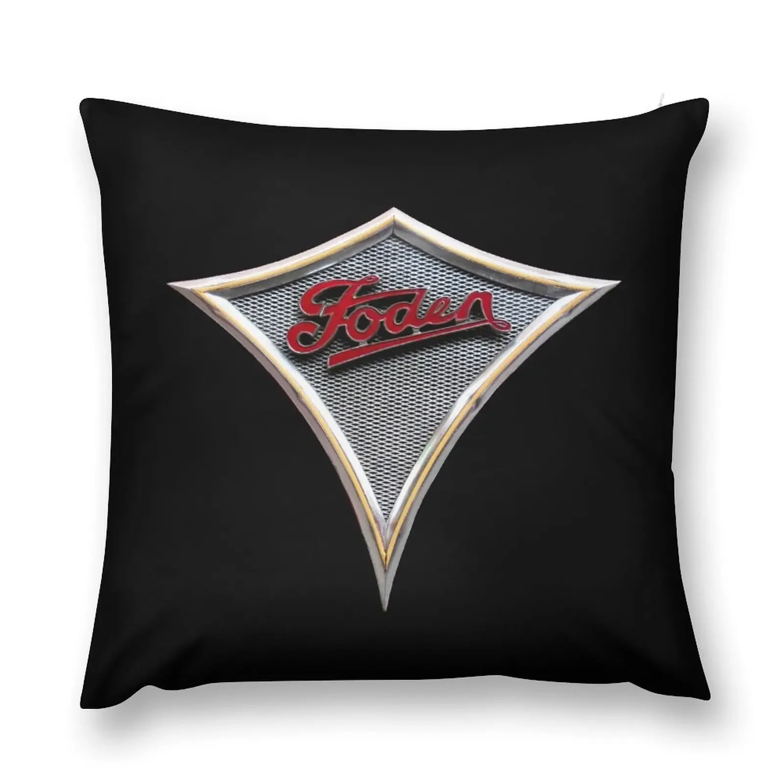 Vintage Foden grille emblem Throw Pillow Cushions Home Decor ornamental pillows Custom Cushion Photo pillow