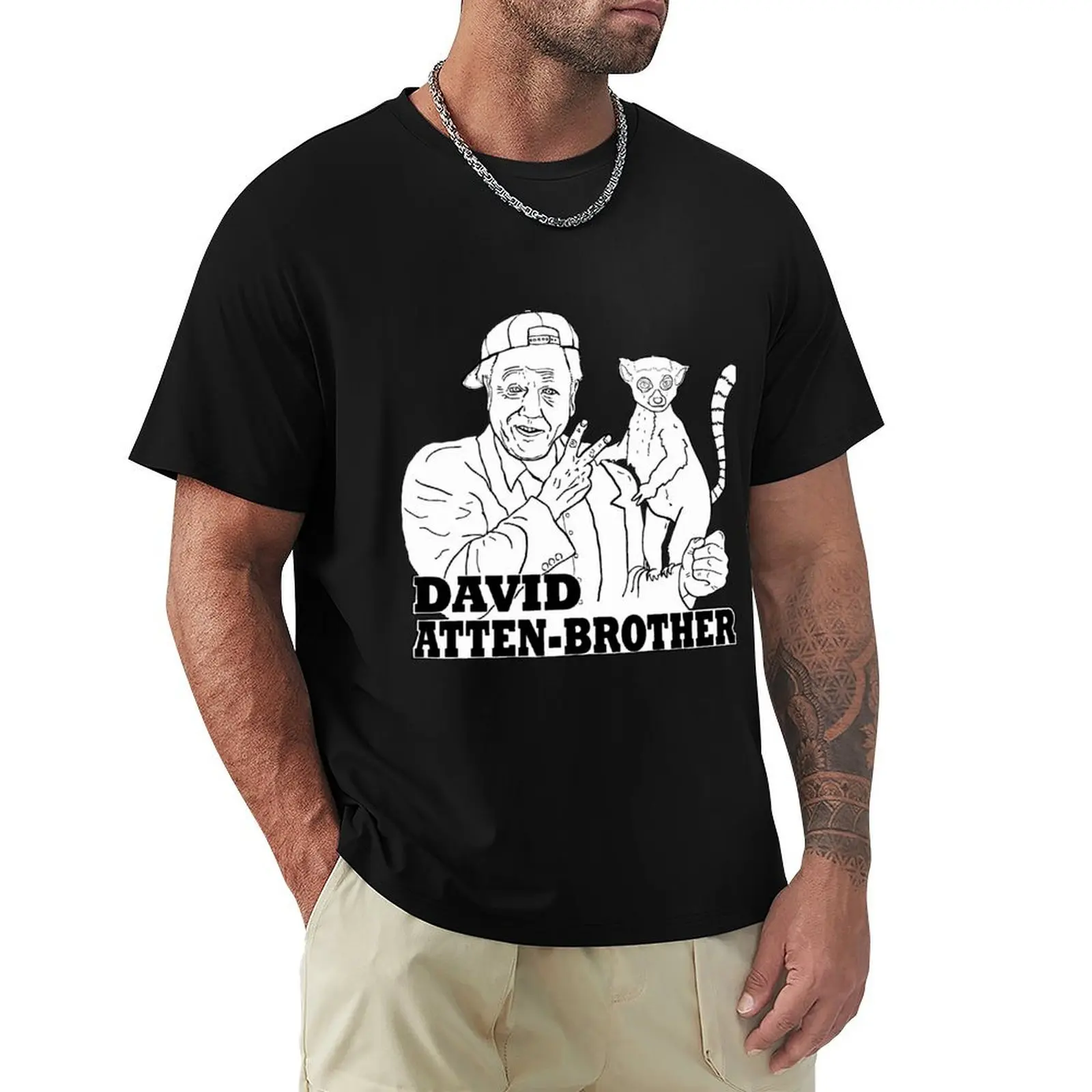 

David Atten-Brother T-Shirt Lightweight Gym Training T-Shirt