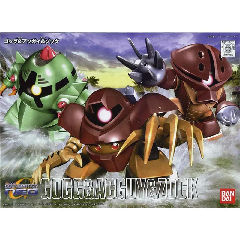 Bandai Original Gundam Model Kit Anime Figure SDBB GOGG ACGUY ZOCK Action Figures Collectible Ornaments Toys Gifts for Kids