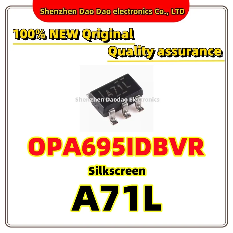 

OPA695IDBVR Silkscreen A71L SOT-23-6 operational amplifier chip IC new original