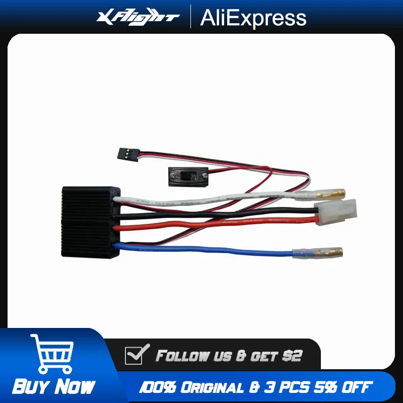 

24V Bidirectional Brushed ESC for 6S RC Motor High Voltage Speed Controller with Overload Protection